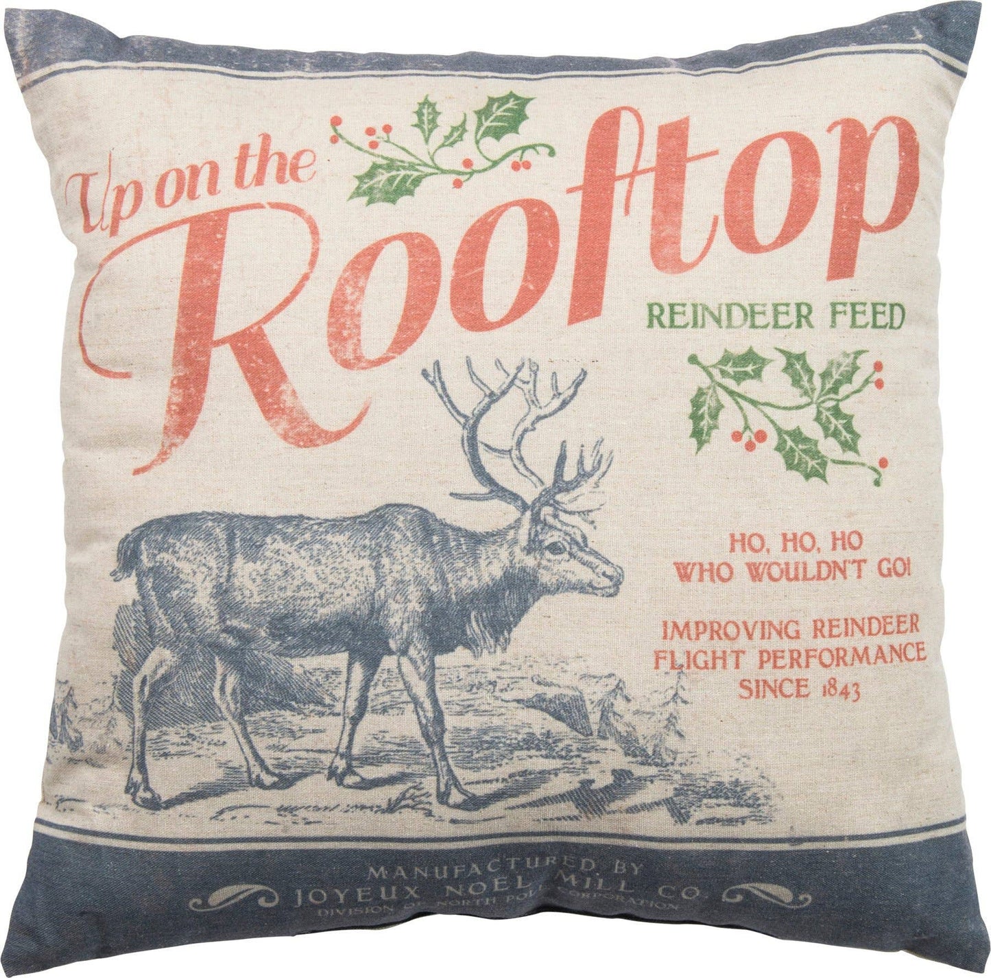 Up On The Rooftop Pillow