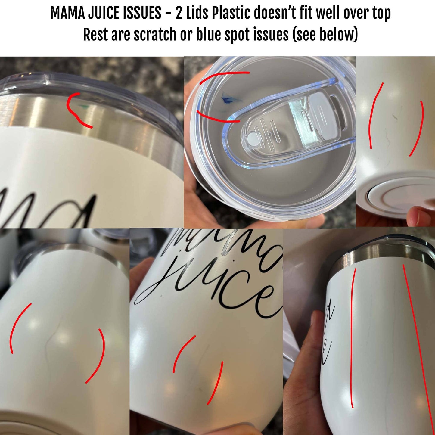 Imperfect Wine Tumblers with Lid, Stainless Steel: Graphic Issue / Mom's Turn