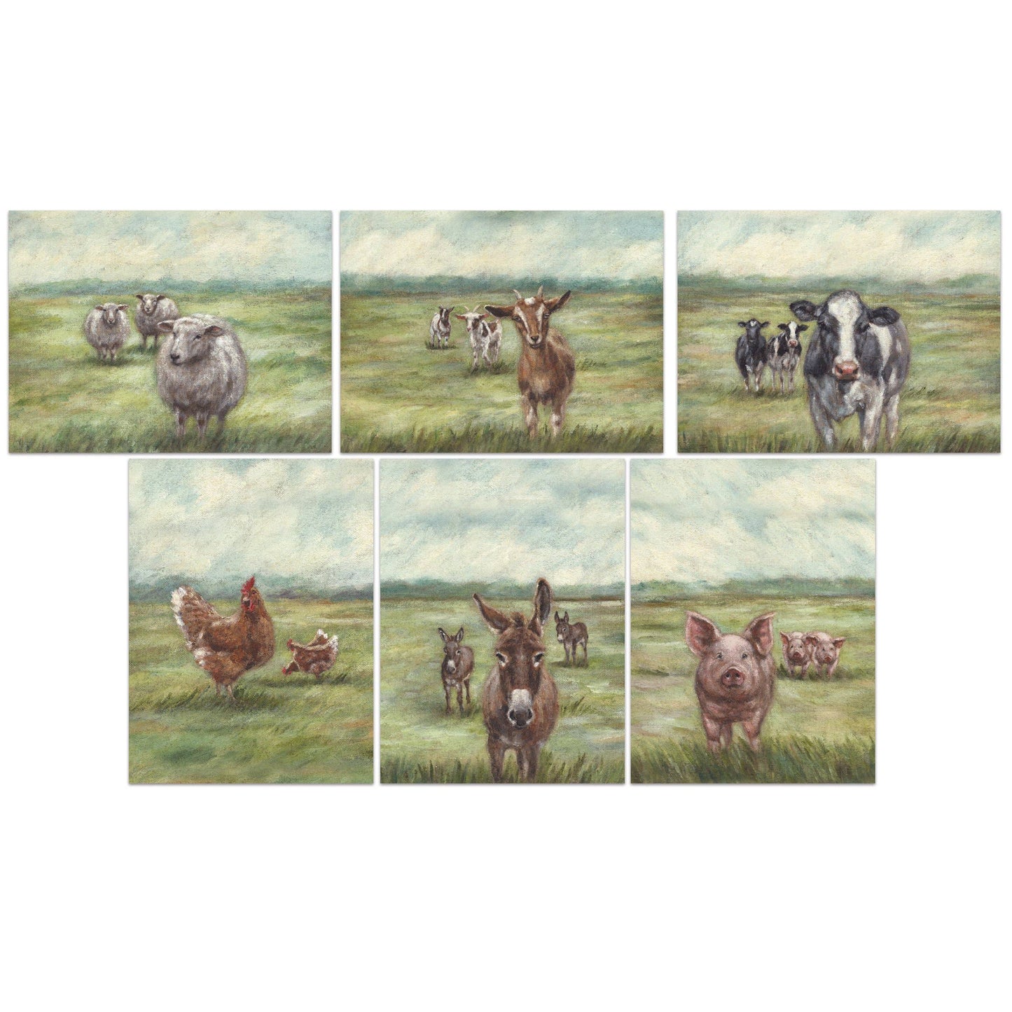 Farm Friends Note Card Set