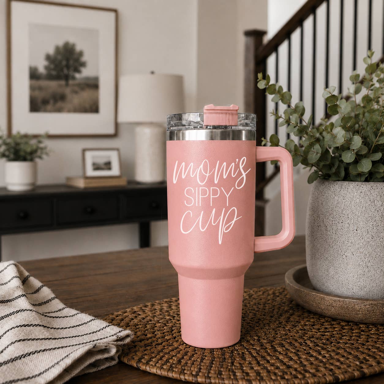 Mom Fuel Tumbler, Travel Coffee Mug, Mother's Day Gifts 40oz: Mom Fuel