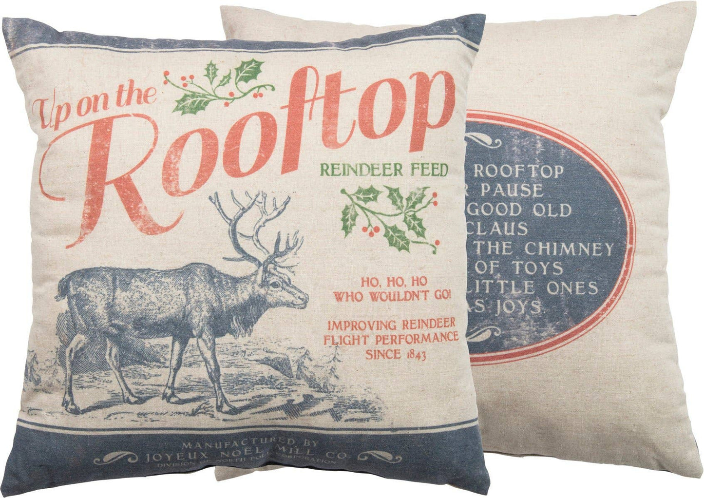 Up On The Rooftop Pillow