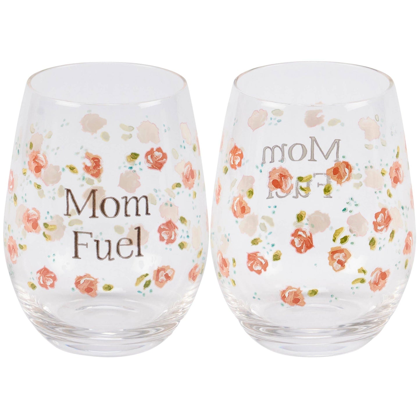 Mom Fuel Wine Glass