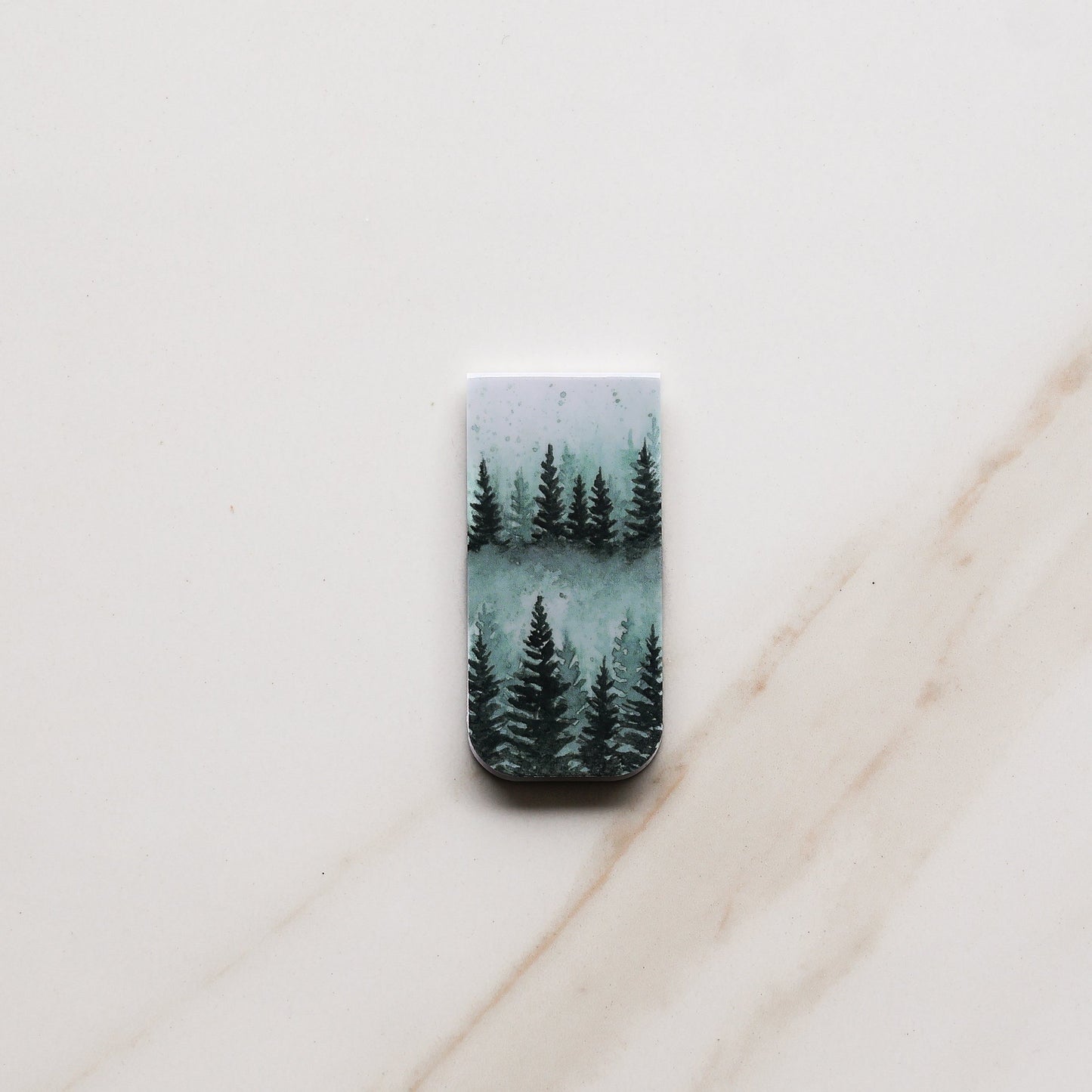Misty Forest Magnetic Bookmark