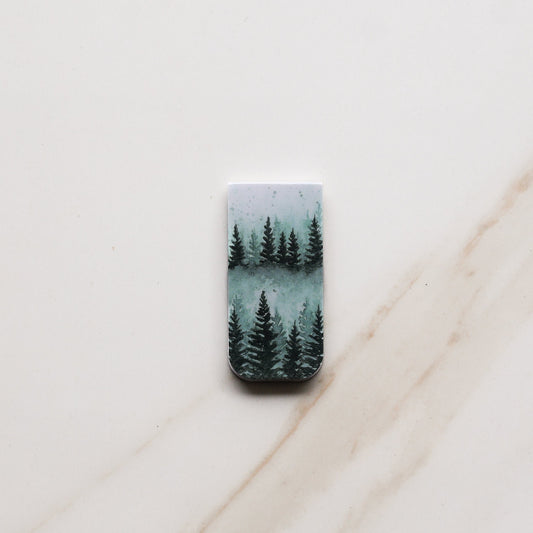 Misty Forest Magnetic Bookmark