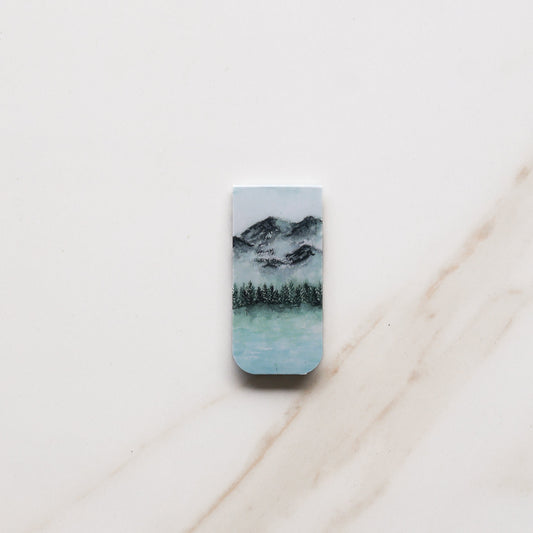Misty Mountain Magnetic Bookmark